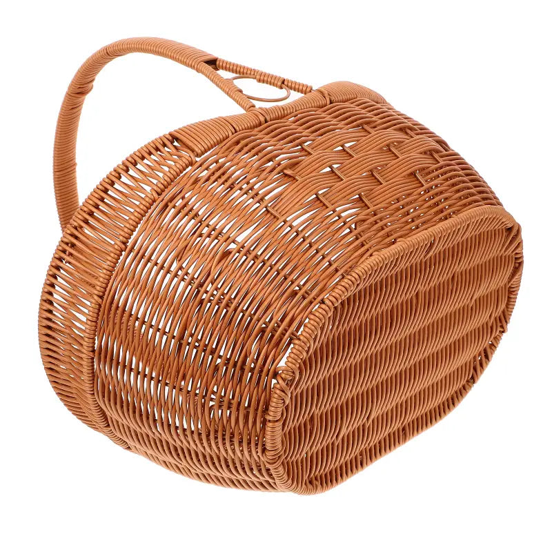 Woven Basket Mushroom Christmas Treat Containers Seagrass Baskets Pp Hand-made Vegetable