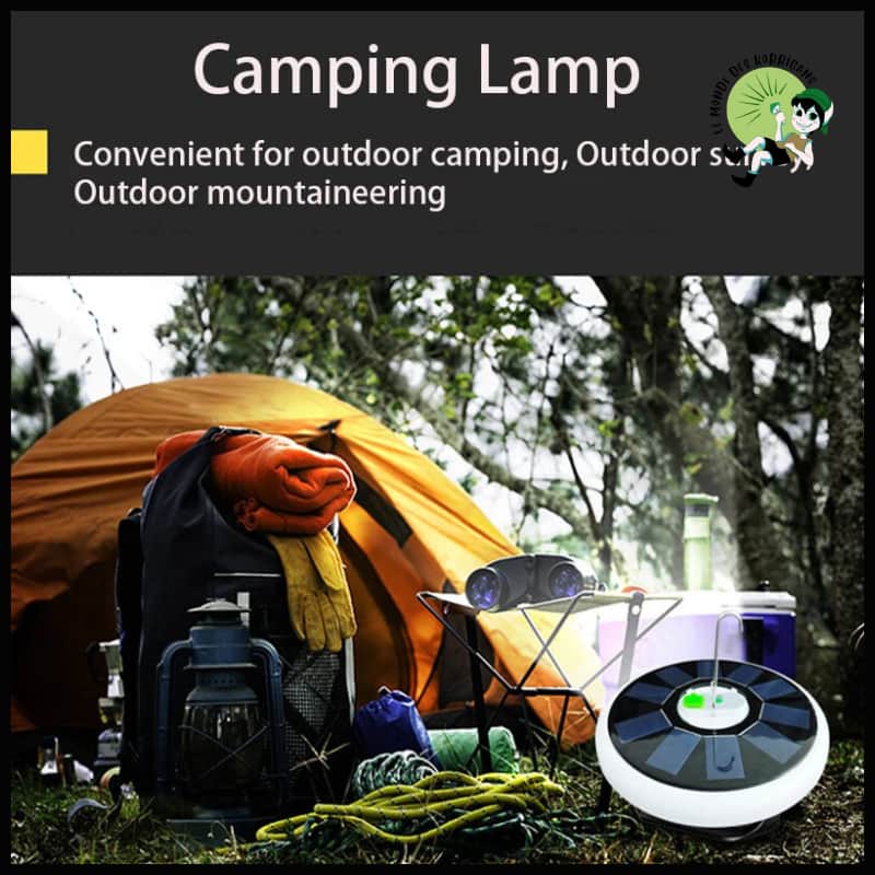 Lampe de Camping Rechargeable LED pour une Luminosité Fiable - Le Monde des Korrigans®