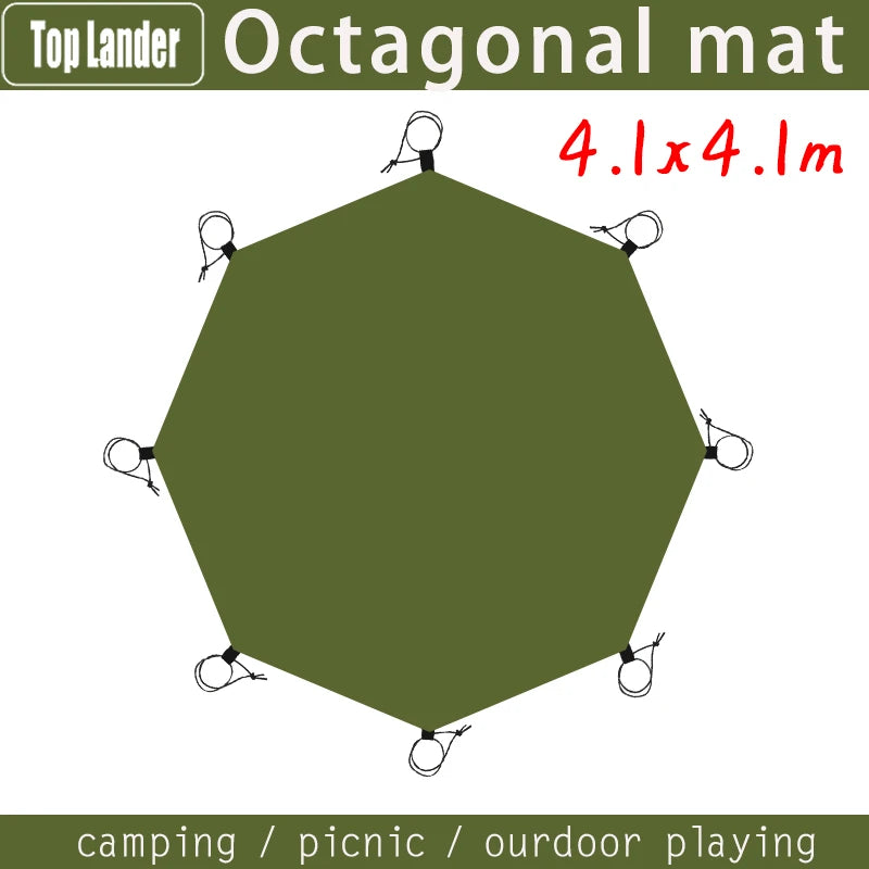 Tapis de Camping Hexagonal Octogonal