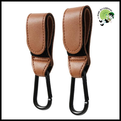 Attache Poussette Cuir Mode - Accessoires de voyage durables