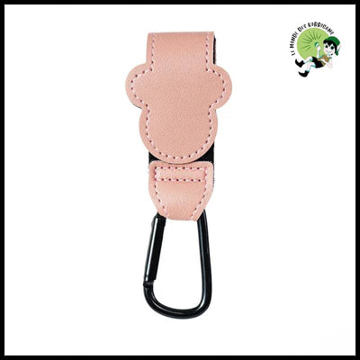 Attache Poussette Cuir Mode - B-1PCS Rose - Accessoires de voyage durables