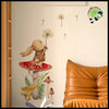 Autocollant Mural Lapin Champignon - 1 - Stickers muraux et affiches illustrant des champignons