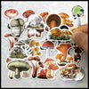 Autocollants Champignons Mini Journal - 1 - Stickers muraux et affiches illustrant des champignons