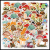 Autocollants Champignons Sauvages DIY - 10pcs - Stickers muraux et affiches illustrant des champignons