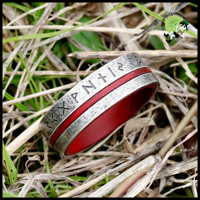 Bague Homme Viking en Acier Inoxydable - Bagues énergétiques