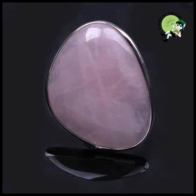 Bague Pierre Quartz Rose Naturelle - Bagues énergétiques