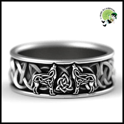 Bague Viking Loup Géant Mythologie - Bagues énergétiques