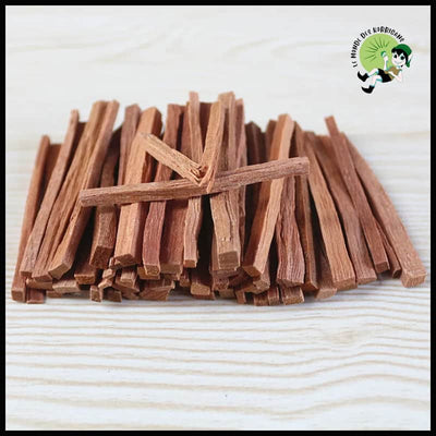 Bâtonnets de Bois Santal Naturel - 10g - Accessoires méditation et prière