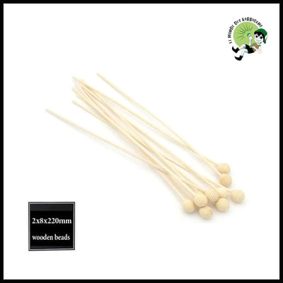 Bâtons de Diffuseur en Roseau - 2x8x220mm 20pcs - Encens faits à la main avec des herbes et résines naturelles