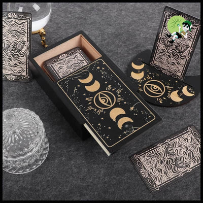 Boîte en bois pour cartes de tarot - Kits d’initiation à la divination