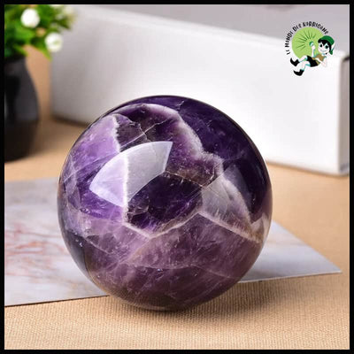 Boule Améthyste Naturelle Déco - Accessoires de méditation et prière