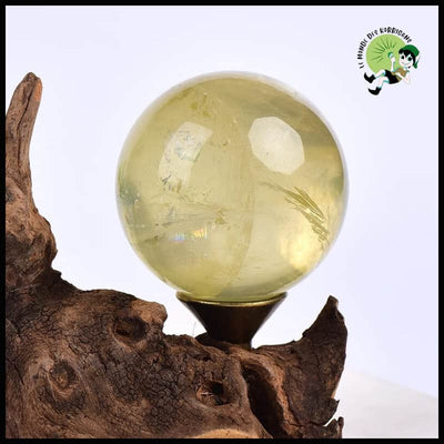 Boule Améthyste Naturelle Déco - Citrine / 70-80mm - Accessoires de méditation et prière