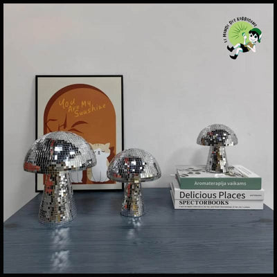 Boule Disco Champignon Réfléchissante - Lampes et éclairages en forme de champignon