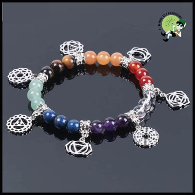 Bracelet 7 Chakras en Pierre Naturelle pour Femme - 1 - Bracelets de guérison pierres naturelles