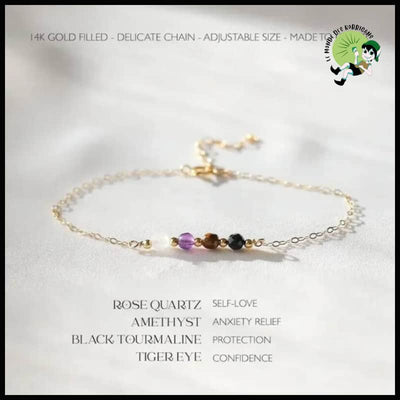 Bracelet de protection en cristal - 1 - Bracelets guérison pierres naturelles