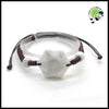 Bracelet en Pierre Naturelle de Quartz Rose - Howlite Blanche - Bracelets guérison pierres naturelles