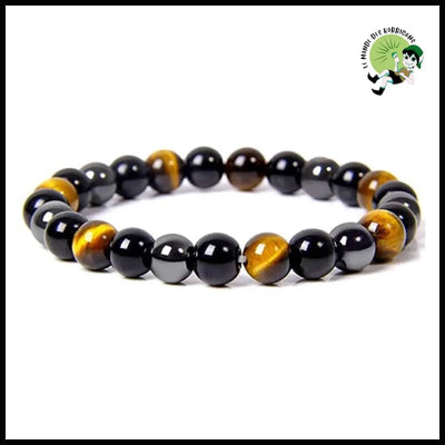 Bracelet Perle Œil de Tigre - 3 Couleurs / 18.5cm - Bracelets guérison en pierres naturelles