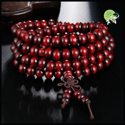 Bracelet Perles Bois Naturel - Accessoires de méditation et prière