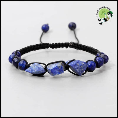 Bracelet Pierre Lapis Lazuli - Bracelets de guérison en pierres naturelles