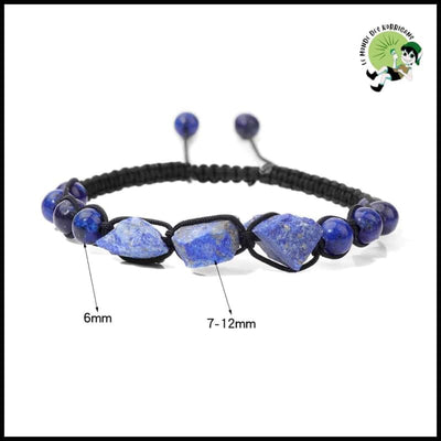 Bracelet Pierre Lapis Lazuli - Bracelets de guérison en pierres naturelles