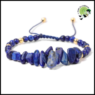 Bracelet Pierre Lapis Lazuli - Bracelets de guérison en pierres naturelles