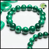 Bracelet pierre Malachite vert texture naturelle - Bracelets de guérison en pierres naturelles