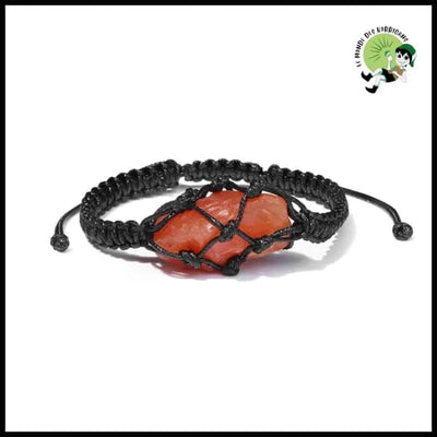 Bracelet pierre Opale brute ajustable - Agates - Bracelets de guérison en pierres naturelles