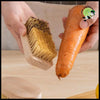 Brosette Nettoyage Polyvalente en Bois - Brosses douces pour nettoyer les champignons