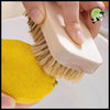 Brosette Nettoyage Polyvalente en Bois - Brosses douces pour nettoyer les champignons