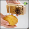 Brosette Nettoyage Polyvalente en Bois - Brosses douces pour nettoyer les champignons