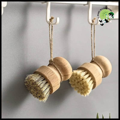 Brosse Champignons Bois Sisal - Brosses douces pour nettoyer les champignons