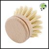 Brosse de Lavage Champignons en Bois Naturel - 1 - Brosses douces pour nettoyer les champignons