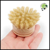 Brosse de Lavage Champignons en Bois Naturel - 1 - Brosses douces pour nettoyer les champignons