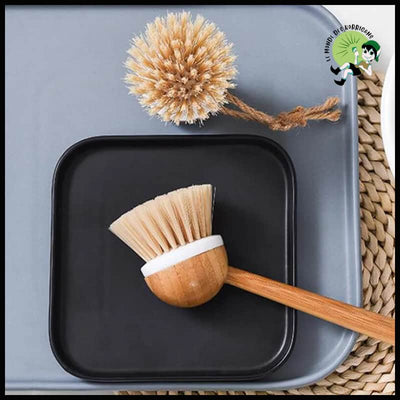 Brosse de Nettoyage à Manche Long en Bois pour Ustensiles Cuisine - A - Brosses douces nettoyer les champignons