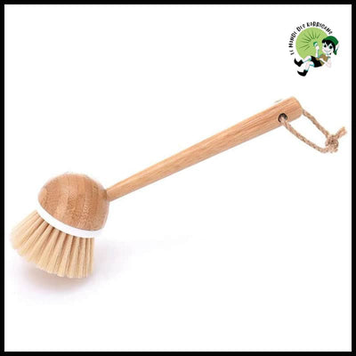 Brosse de Nettoyage à Manche Long en Bois pour Ustensiles Cuisine - A - Brosses douces nettoyer les champignons