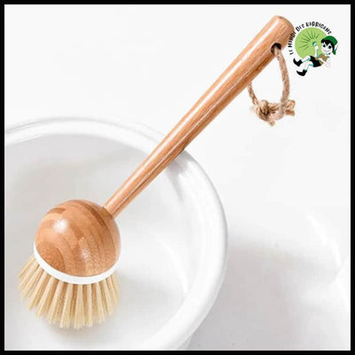 Brosse de Nettoyage à Manche Long en Bois pour Ustensiles Cuisine - A - Brosses douces nettoyer les champignons