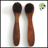 Brosse de Nettoyage pour Légumes à Manche Long en Poils Cheval - Brun 2PCS - Brosses douces nettoyer les champignons