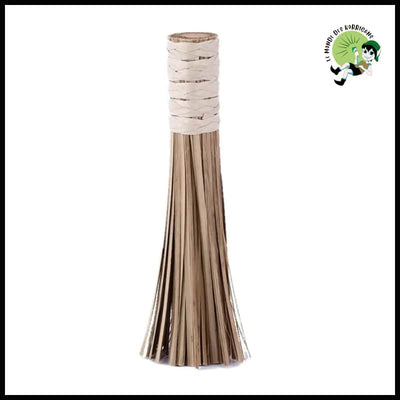 Brosse en Bambou pour Wok Naturelle - 1Pc - Brosses douces nettoyer les champignons