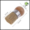 Brosse Ergonomique en Bois pour Laver Légumes et Champignons - 1 - Brosses douces nettoyer les champignons