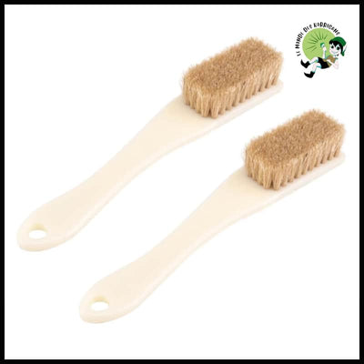 Brosse Ergonomique pour Champignons avec Soies Durables - Grand 1 - Brosses douces nettoyer les champignons