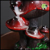 Brûleur Encens Cascade Champignons - 1 / 9.5X8.8X13.5CM - Accessoires de méditation et prière