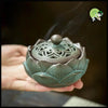 Brûleur Encens Lotus Feng Shui - 1 - Accessoires de méditation et prière