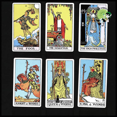 Cartes de Tarot Divinatoires Rider - Rouge - Jeux cartes tarot artistiques