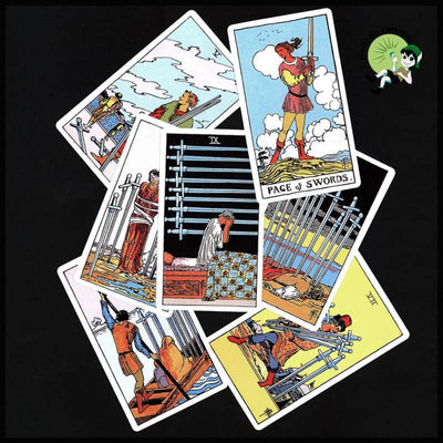 Cartes de Tarot Divinatoires Rider - Rouge - Jeux cartes tarot artistiques