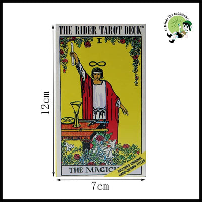 Cartes de Tarot Divinatoires Rider - Rouge - Jeux cartes tarot artistiques