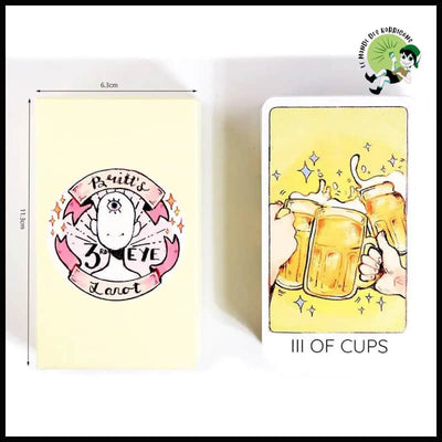 Cartes de Tarot Le Troisième Oeil Britt - 1 - Jeux cartes tarot artistiques