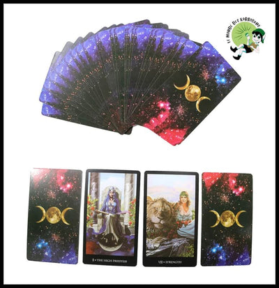 Cartes de Tarot Mystique: Divination et Jeu Destin - Unique - Jeux cartes tarot artistiques