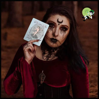 Cartes Oracle Lenormand Dorées - Unique - Kits d’initiation à la divination