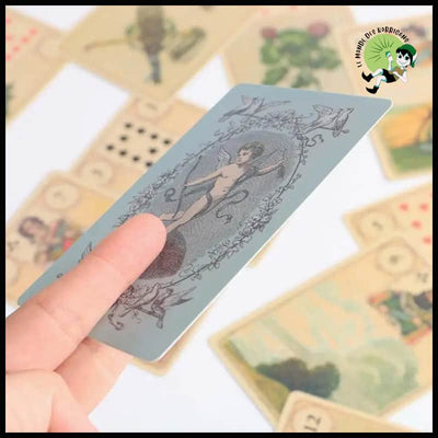 Cartes Oracle Lenormand Dorées - Unique - Kits d’initiation à la divination