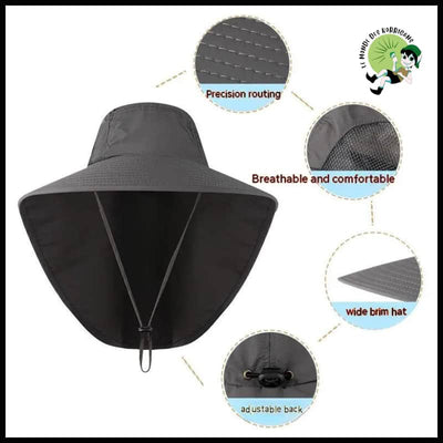 Casquette Large Bord Unisexe - Chapeaux de cueillette